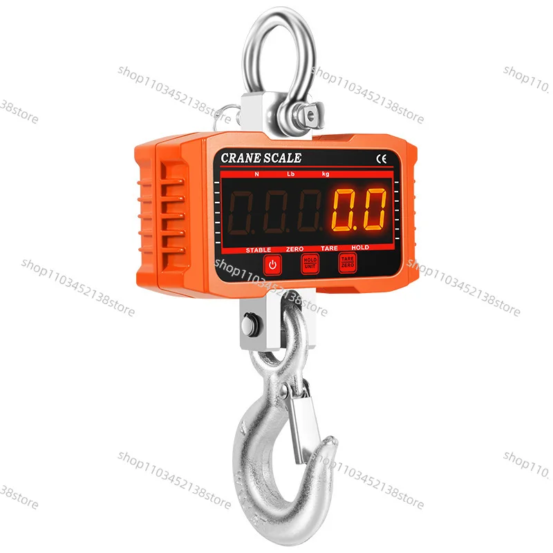 2000Kg Portable Hook Scale Wireless Electronic Weighing Scale High Precision 2t Electronic Weighing Scale