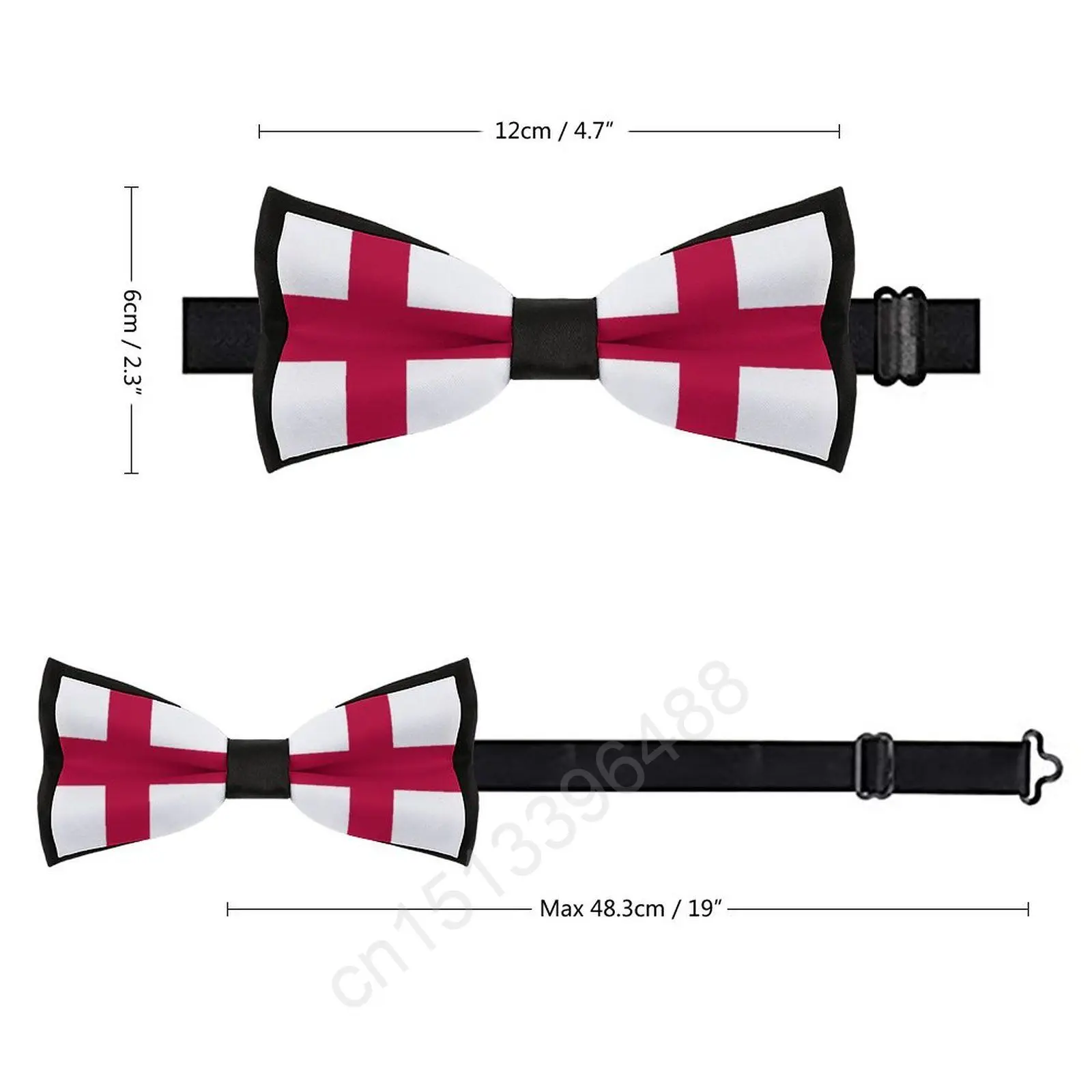 New Polyester ENGLAND Flag Bowtie for Men Fashion Casual Men's Bow Ties Cravat Neckwear For Wedding Party Suits Tie