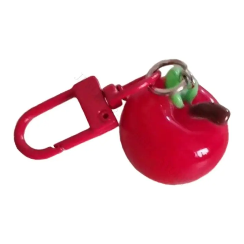 R7UF Miniature Fruit Keychain Trendy Accessory For Bags Purses Backpacks And Car Keys