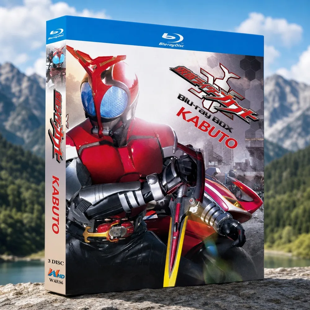 Blu-ray Ultra HD Anime Kamen Rider Kabuto BD Disc with Mandarin Japanese and Cantonese Audio