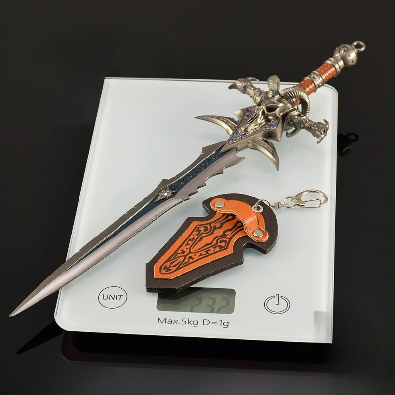 30cm New World of Warcraft Frostmourne Game Peripherals Metal Model Props Desktop Decoration Ornaments Gifts Toys Game Kids