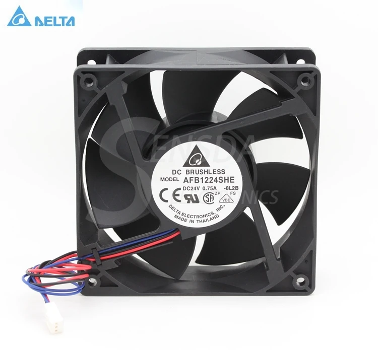 

for delta AFB1224SHE 12CM 120MM 1238 12038 DC 24V 0.75A axial server inverter cpu cooler COOLING FANs