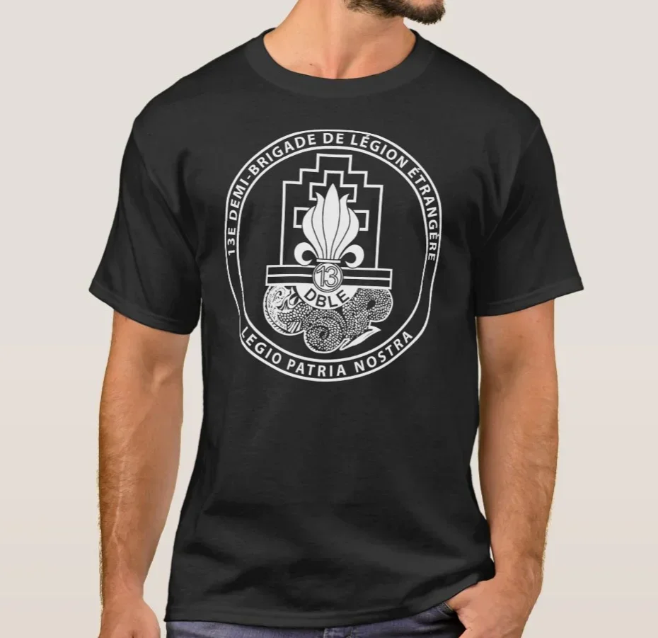 

French Foreign Legion 13th Demi-Brigade Badge T-Shirt. Summer Cotton Short Sleeve O-Neck Mens T Shirt New S-3XL