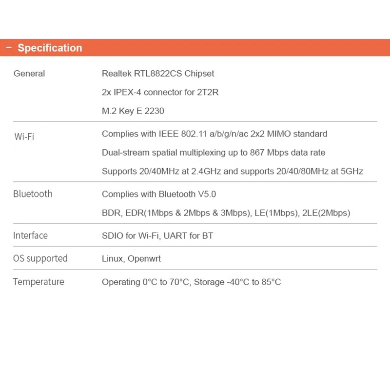 Imagem -05 - Dual Frequency Módulo Wifi com Bluetooth Nanopi Access Board para Nanopi R2s Plus Ac200 M.2