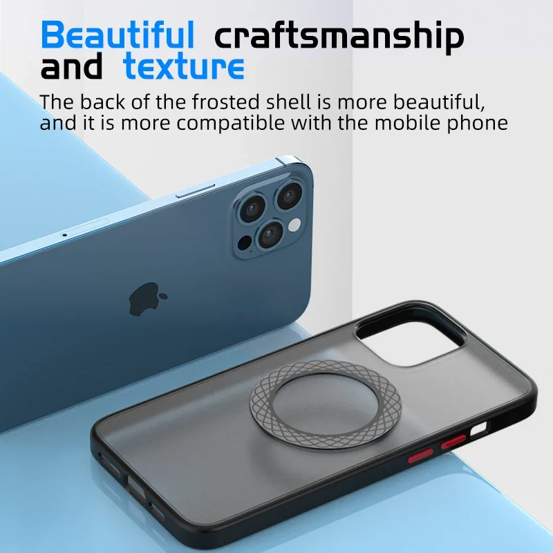 Mobile Phone Car Holder Magnetic Back Magnet Patch For Magsafe iPhone 15 14 Xiaomi Huawei Wireless Charging Magnet Phone Stand