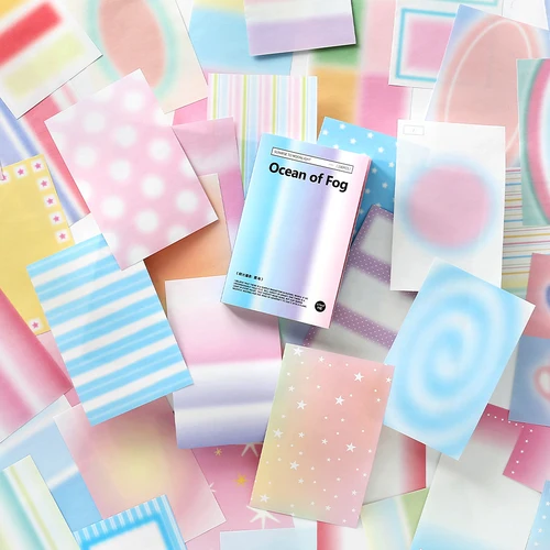 Imagen 2 del producto 100 Uds INS paisaje estético Scrapbooking papel de Collage para diario planificador decoración de fondo suministros de papelería escolar