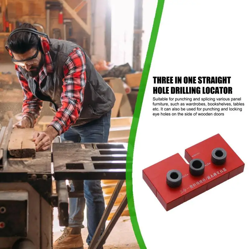 Woodworking Drill Locator Adjustable Drilling Guide Tool Professional Drilling Guide Power Tool Accessory Jigs For Woodworking