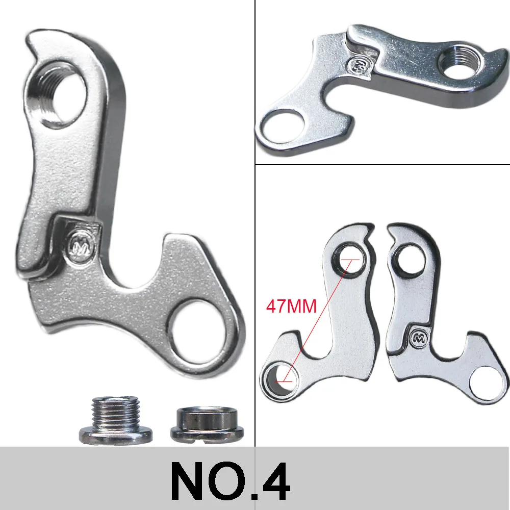 1pc Universal Alloy MTB Road Bike Rear Derailleur Hanger Racing Cycling Mountain Bicycle Frame Rear Gear Tail Hook Adaptor Parts