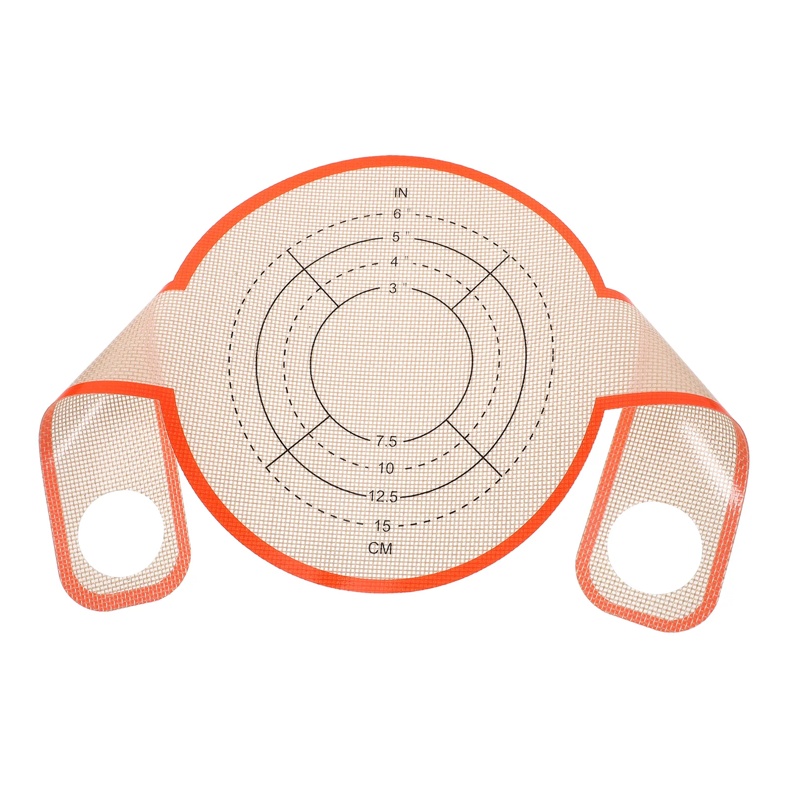 

Baking Mat Reusable 40x60cm Orange Scale Long Handle Dough Transfer Bread Sling Mats Oven Accessories Bakery Tools