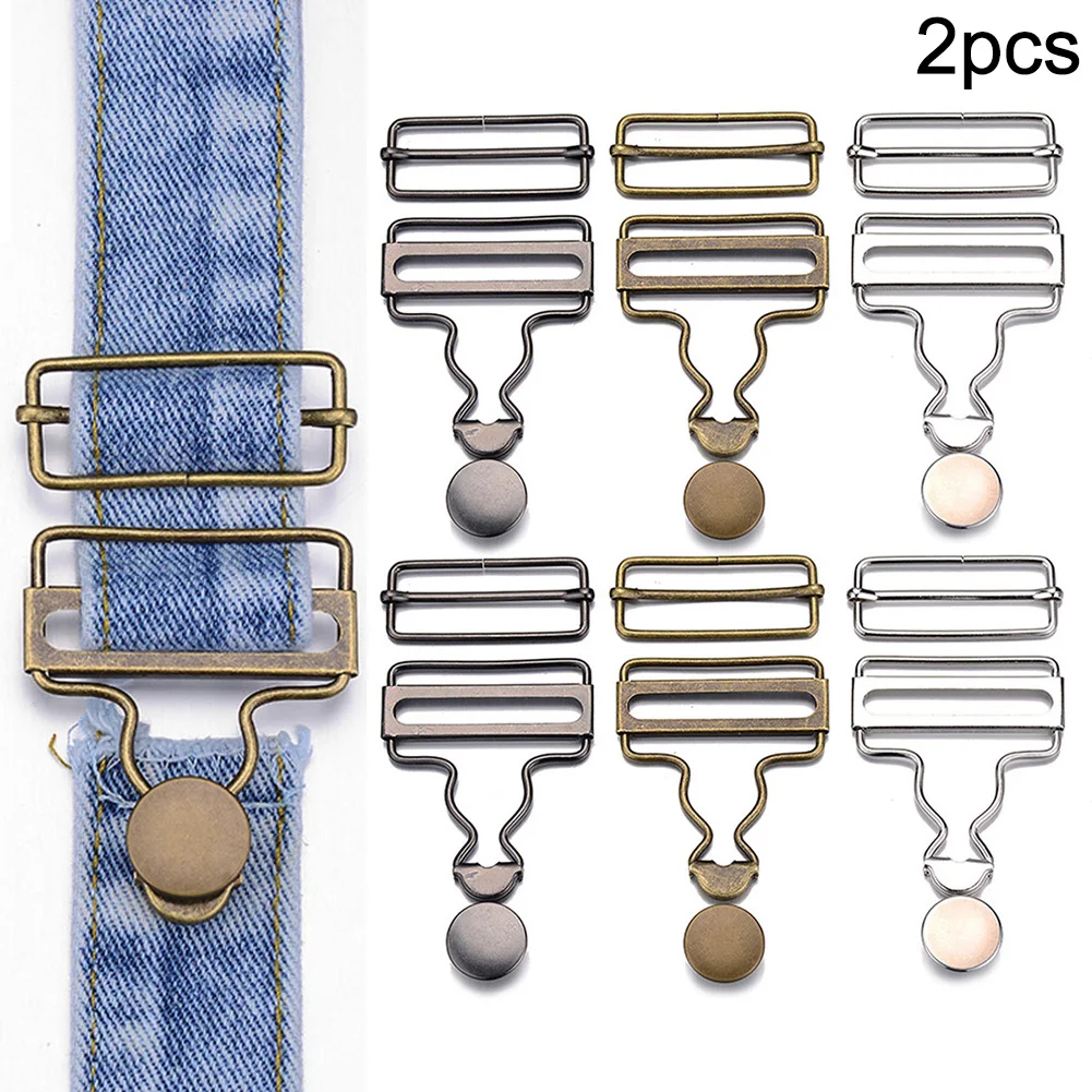 Overalls Button Hook Accessories Adjustable Buttons Shoulder Suspenders Jeans Group Japanese Buckle Parts Gourd Buckle