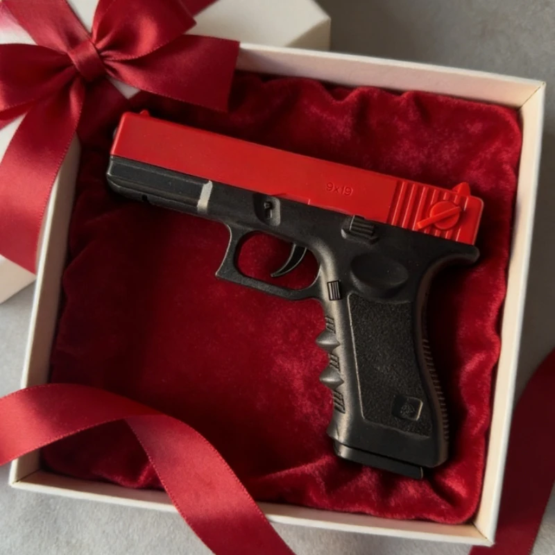 

Игрушечный пистолет G17 из сплава, стреляет мягкими пулями 7-8 мм, игрушка для игр на улице на больших расстояниях, идеальный подарок для детей