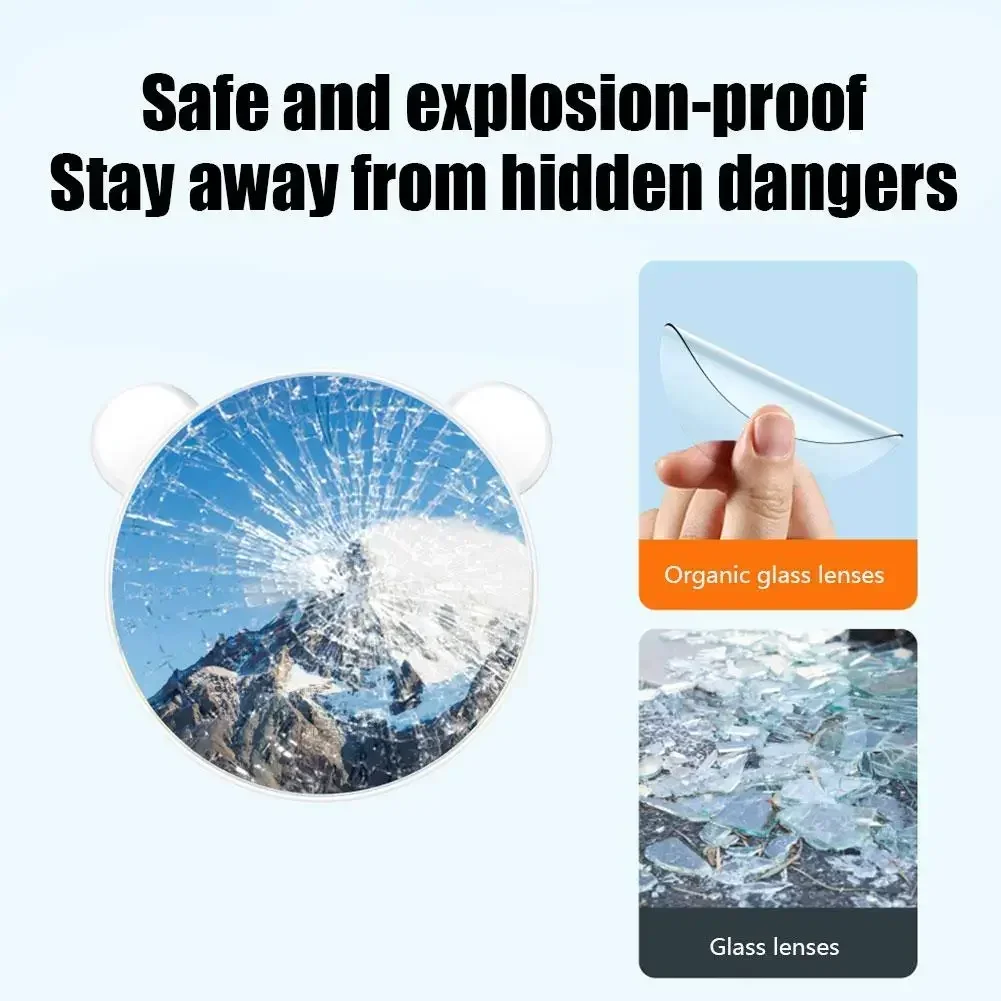 Universal Mobile Phone Rear Selfie Mirror For MagSafe Magnetic Selfie Vlog Mirror High Definition Reflective Selfie Tool