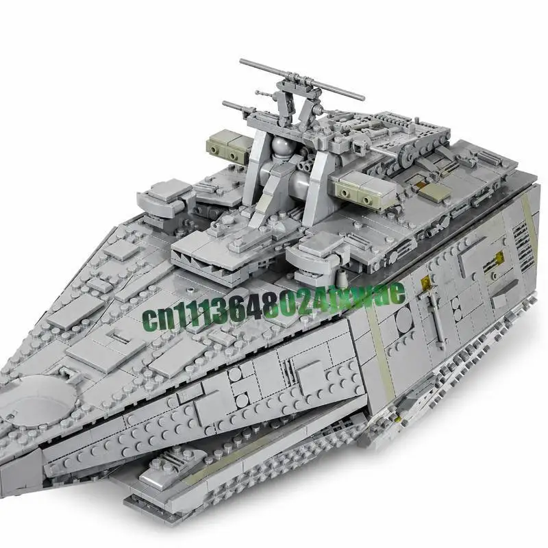 9037PCS Sci Fi Imperial Nebulon Frigate Custom Building Blocks Galaxy Space Vessel Model DIY Collection Educational Holiday Gift