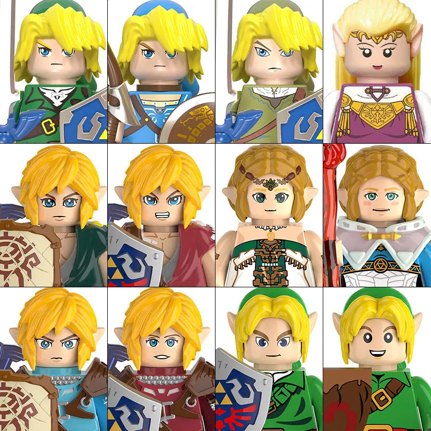 The Legend of Zelda DT8906  WM6053 Princess Mini Bricks Action toy Figures Assembly Toys Building Blocks kids Model Gifts