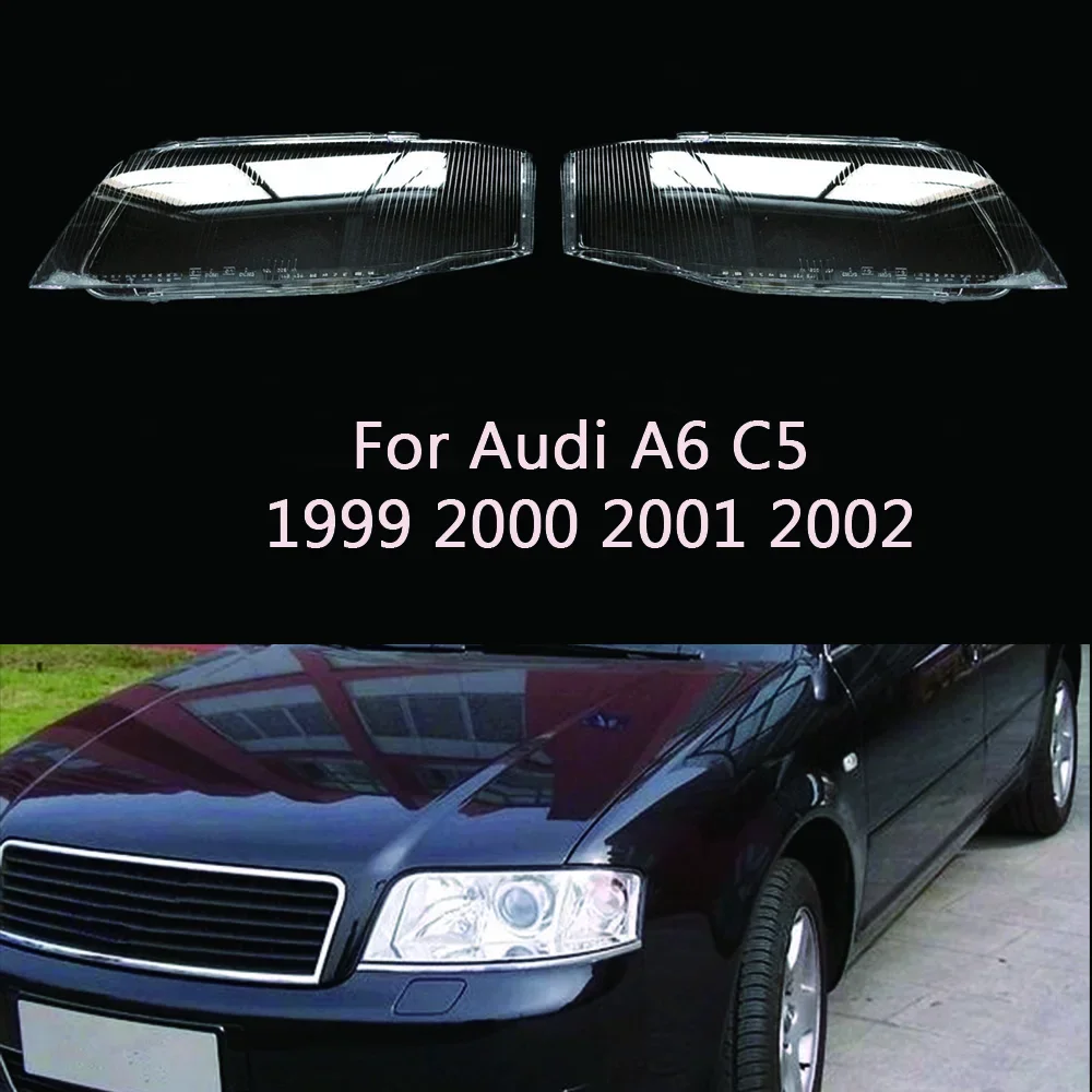 

Налобный фонарь для Audi A6 C5, 1999, 2000, 2001, 2002, прозрачный абажур из плексигласа