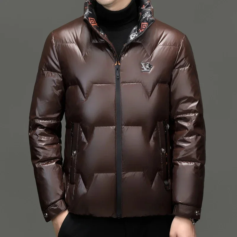 Stand Collar Men's Lightweight Down Jacket Designer Clothes Men Waterproof Man Duck Male Padding Winter Coats