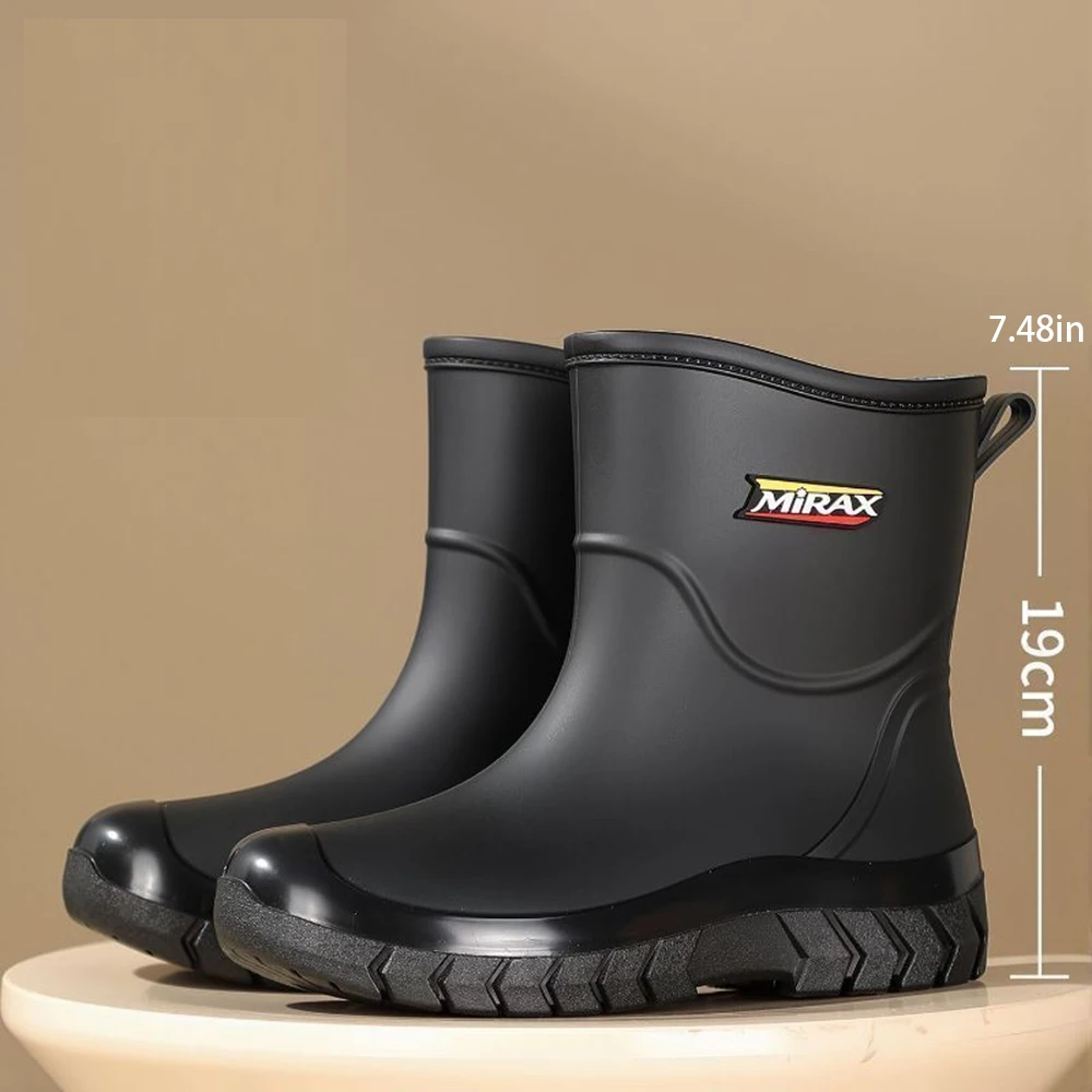 Modische, leichte, wasserdichte und rutschfeste Damen-Regenschuhe für Outdoor-Aktivitäten – Detail 1