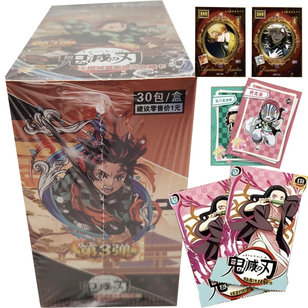 

Japanese Fantasy Adventure Anime Demon Slayer Cards Cartoon Character Creative Unique Design Surprise Cards Kids Hobbies Gifts