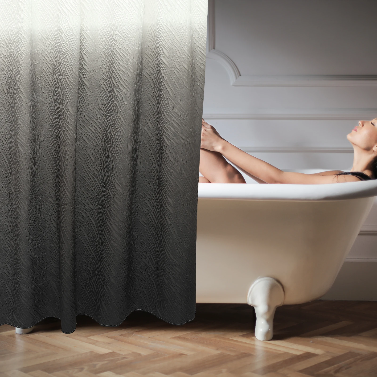

Shower Curtain Partition Waterproof Thickened Polyester Bath Washable Home Decor Bathroom Supplies Shower Curtains