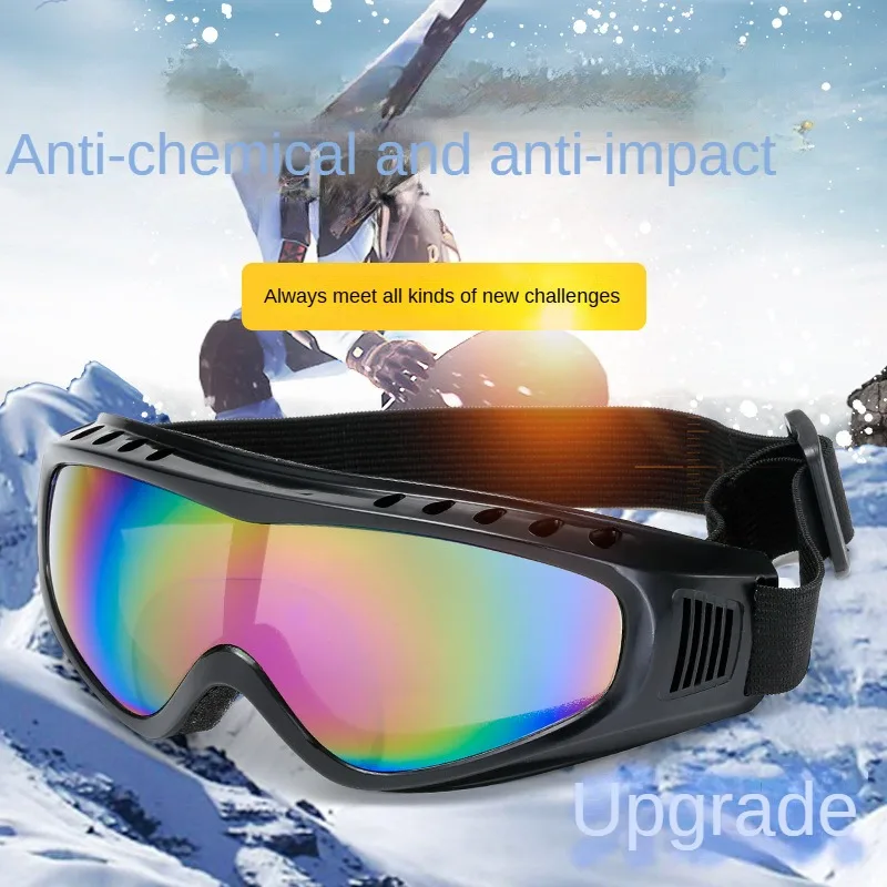 Outdoor Riding Glasses X400 Goggles Motorcycle CS Anti-impact Goggles Ski Goggles Protective Glasses Security Protection