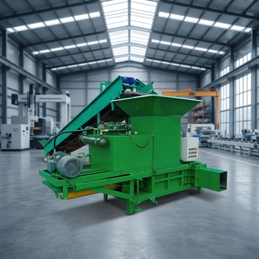 Fully Automatic Horizontal Two-cylinder Hydraulic Baler Packing Machine for Silage Grass Fodder Shandong Origin 2000kg Weight
