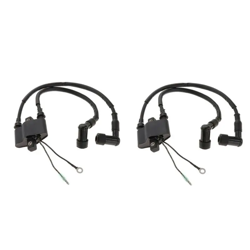 

Катушка зажигания для лодочного мотора A30F-2PCS, запчасти 3G2-06040-4 803706A1 3G2-06040 3G2060404 для Tohatsu 9.9 15 18 л.с.