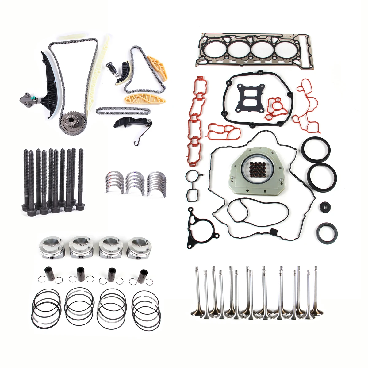 EA888 Gen3 2.0T Engine Overhaul Rebuilding Φ23MM Kit Fit For VW Atlas Golf Jetta Passat Tiguan MK2 Audi A6 A7 Q5 CPR CPL CNC