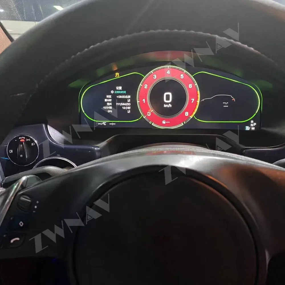 ZWNAV 12.3 Inch LCD Digitale Cluster voor Porsche Panamera 2010-2016 LCD Instrumentenpaneel Auto Dashboard Cockpit Snelheidsmeters