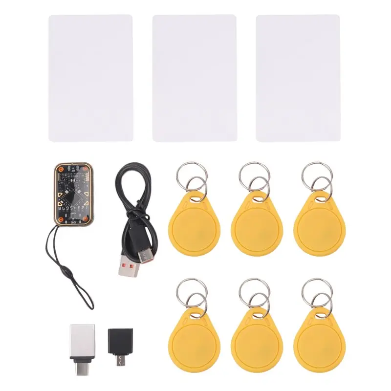 Chameleon Ultra V2.0 RFID Smart Chip Reader Duplicator+3XCUID 6XUID Keychain 125Khz 13.56Mhz Card Decode RFID Reader-A86G