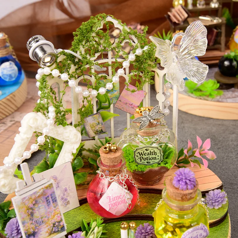 2026 Neuerscheinung DIY Miniatur-Landschaft Puppenhaus-Set - Handgefertigtes Kreatives Geschenk für Heim- und Schreibtischdekoration