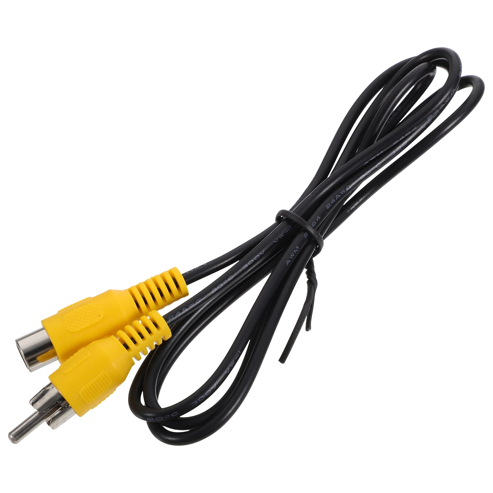 

Extension Cable 1M Black Female to Male Durable Design Speaker Wire Car Audio Video Line Household Audio Cable
