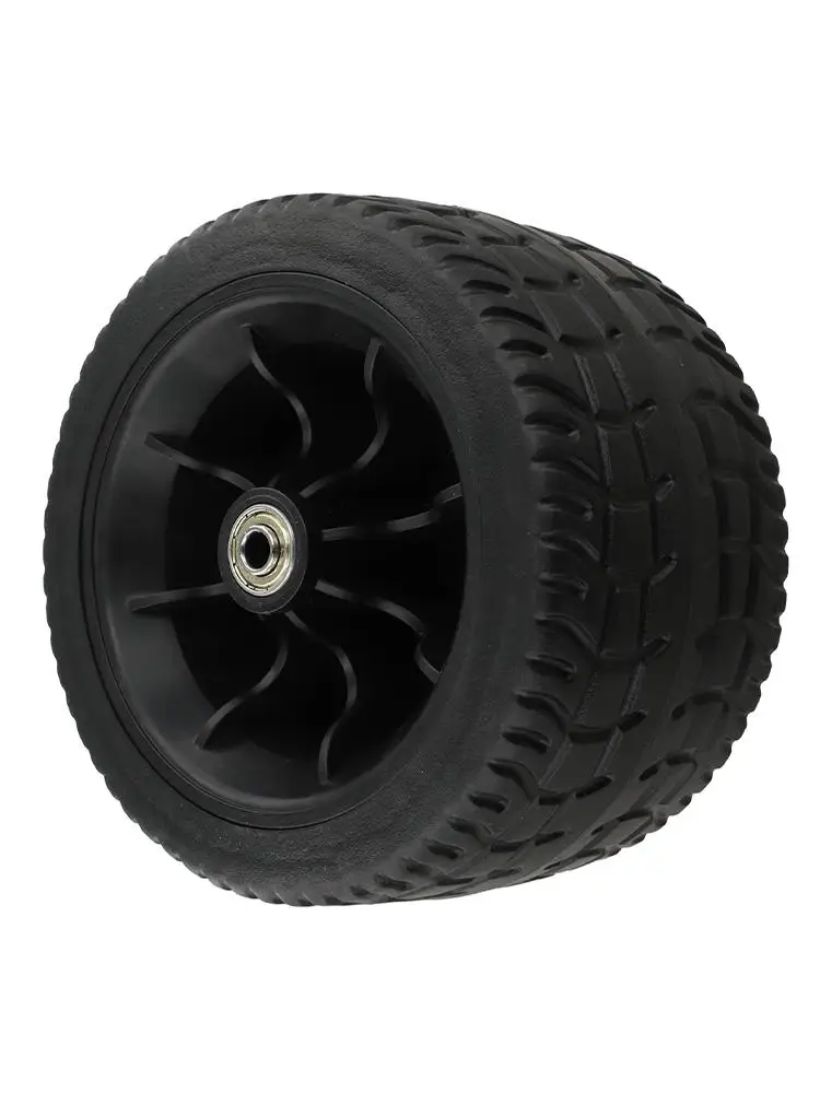 جديد العملي عجلة الإطارات محامل مزدوجة طويلة الأمد بو المواد 155*10 سنتيمتر 6*4in جميع التضاريس عالية الجودة #3