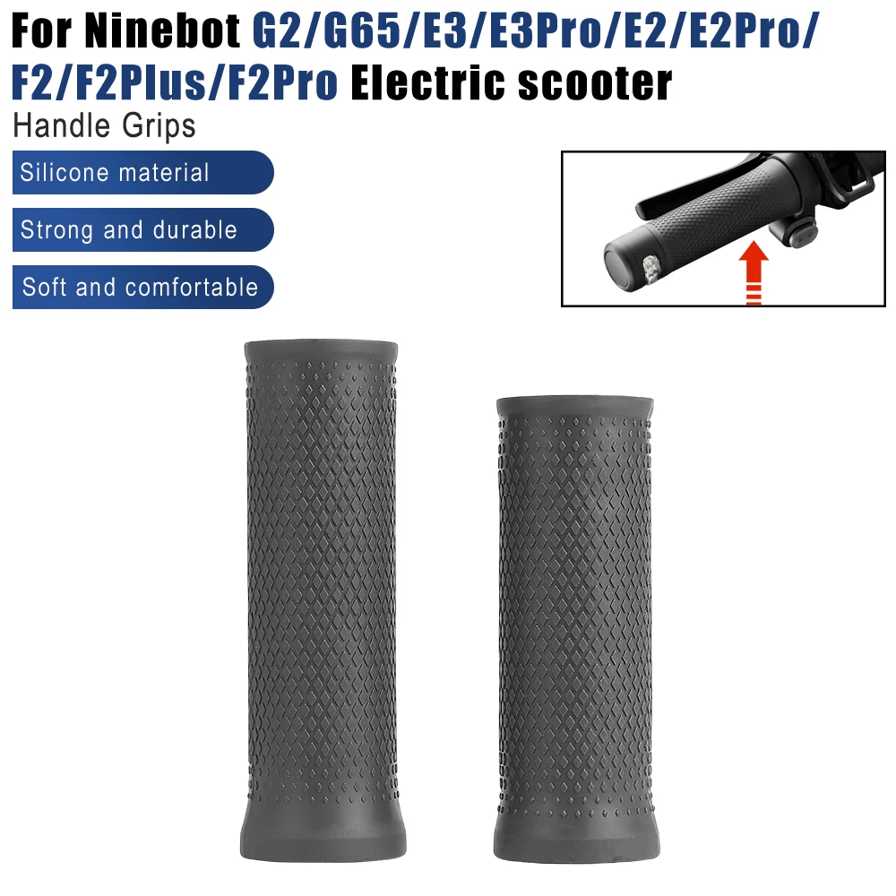Lenkergriff für Ninebot Max G2 G65 F2 F2Plus F2Pro E2 E3 Elektroroller Rutschfester Silikon-Roller-Gummigriff Ersatzteile – Detail 1