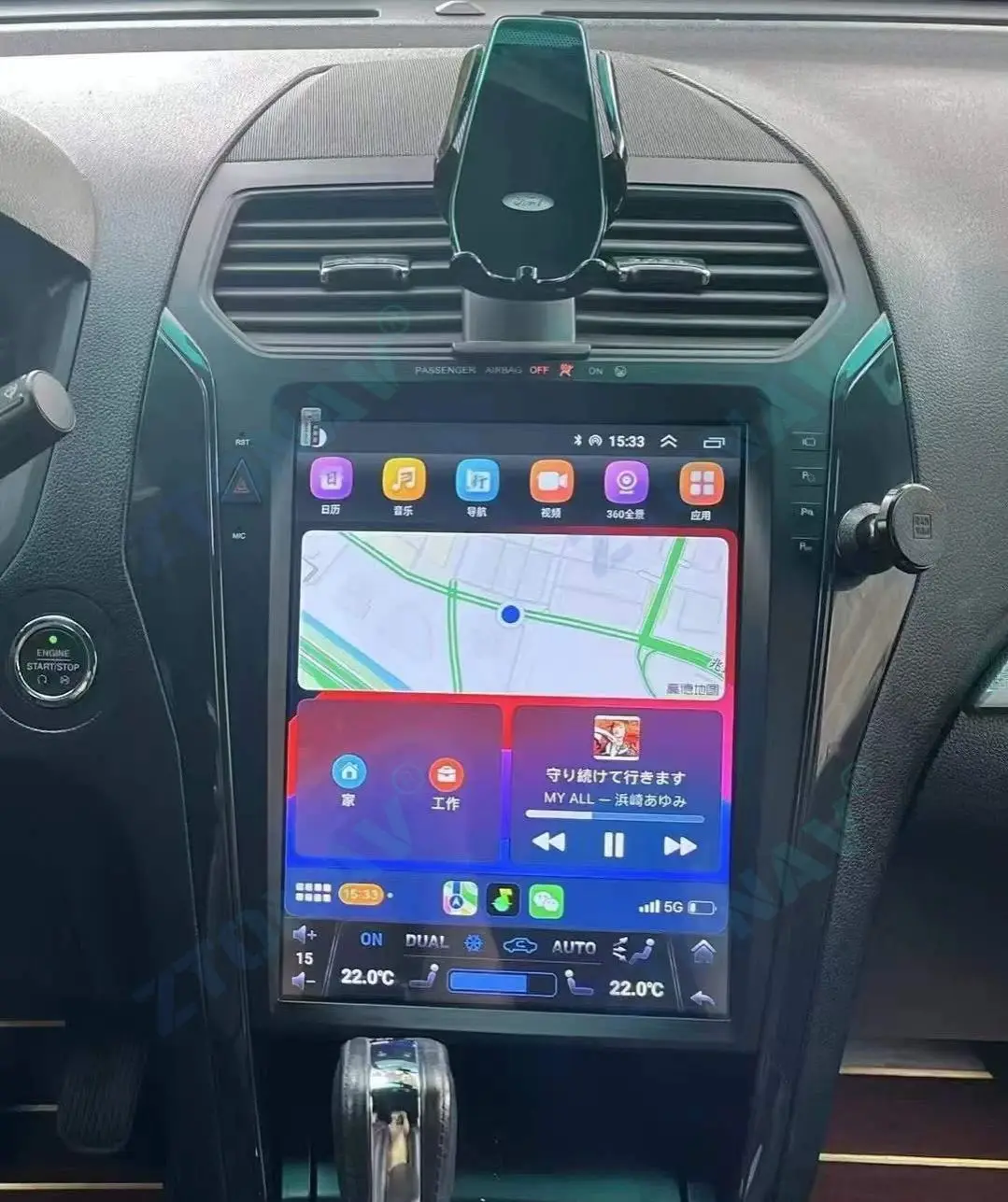 

For Ford Explorer 2011 2012 2013 2014 2015 2016 2017 Car Radio Stereo Tesla Screen Radio Car Media Player GPS Navi Auto Headunit