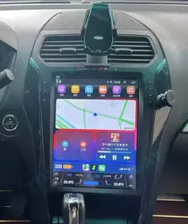 For Ford Explorer 2011 2012 2013 2014 2015 2016 2017 Car Radio Stereo Tesla Screen Radio Car Media Player GPS Navi Auto Headunit