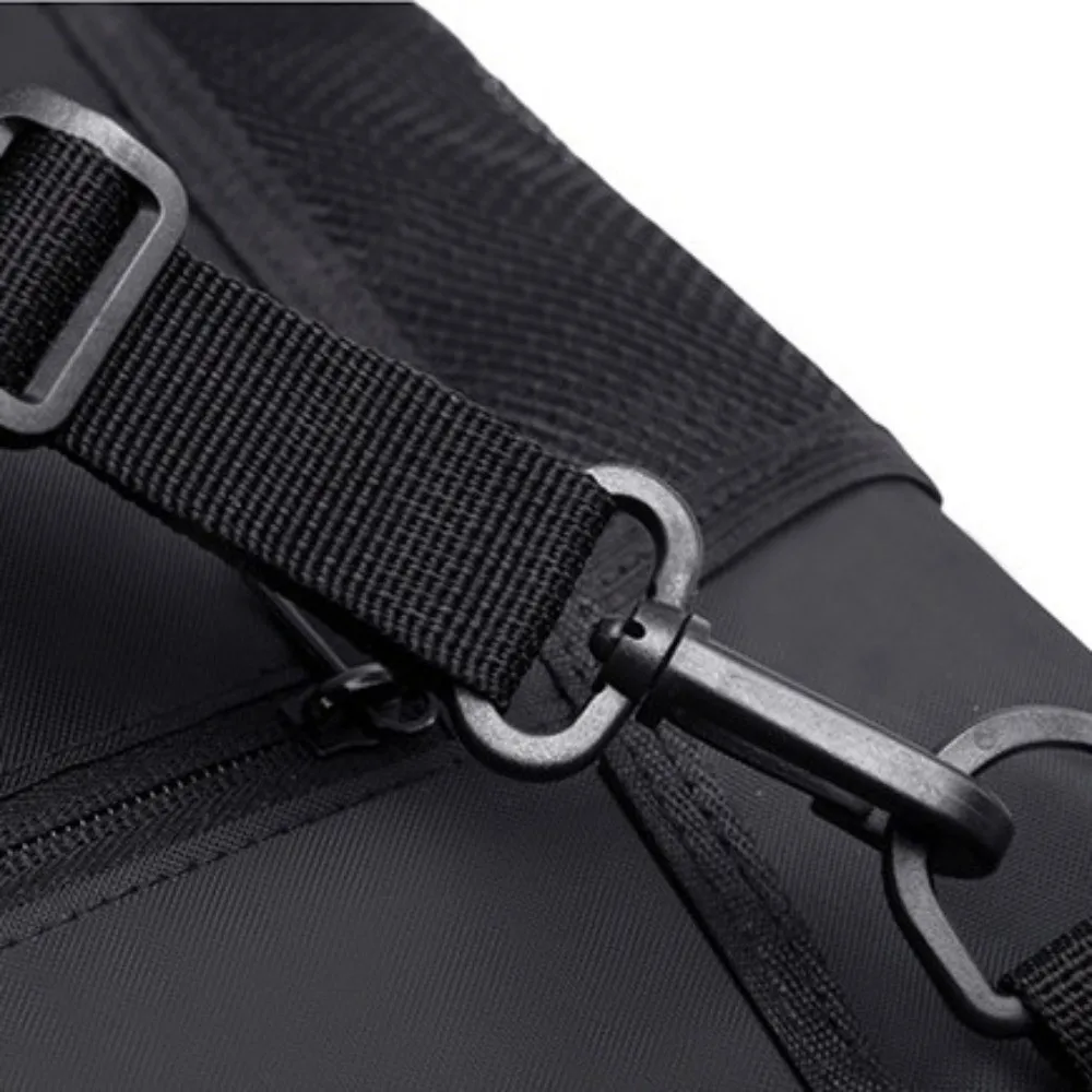 Zaino sportivo impermeabile con coulisse con tasca in rete Borsa da viaggio per palestra Borsa a tracolla in poliestere multifunzionale