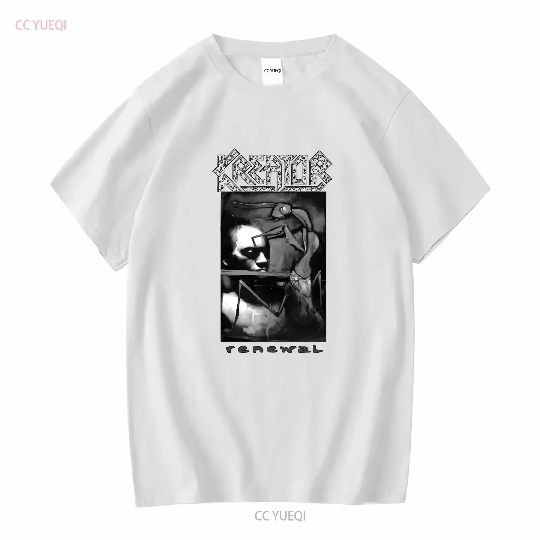 Kreator Renewal T Shirt cotton Men's all sizes S 5XL 18 colors band poster album cover long or short sleeves vintage Washed