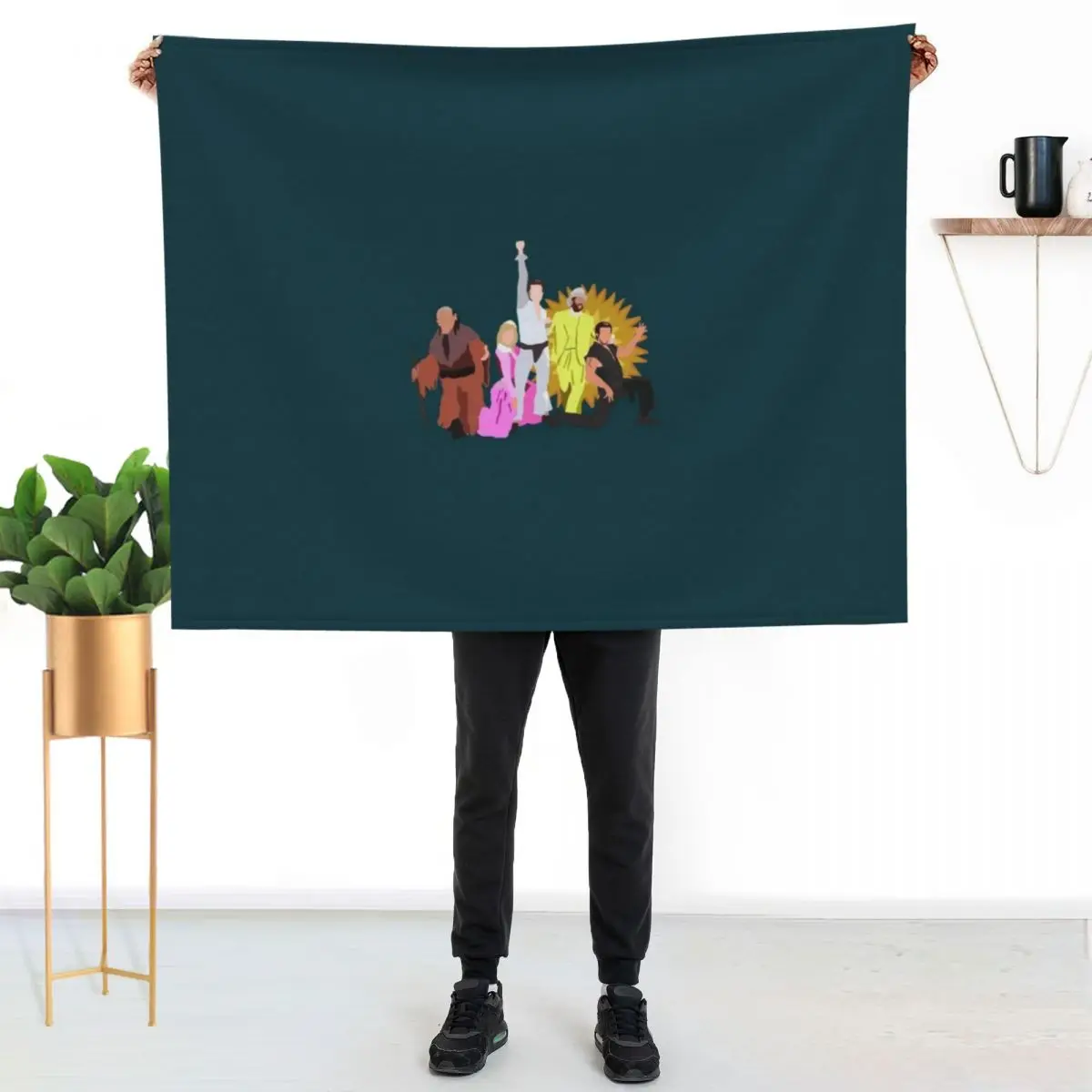 

Nightman and Dayman Throw Blanket No Pilling Soft Warm Blanket for Bed