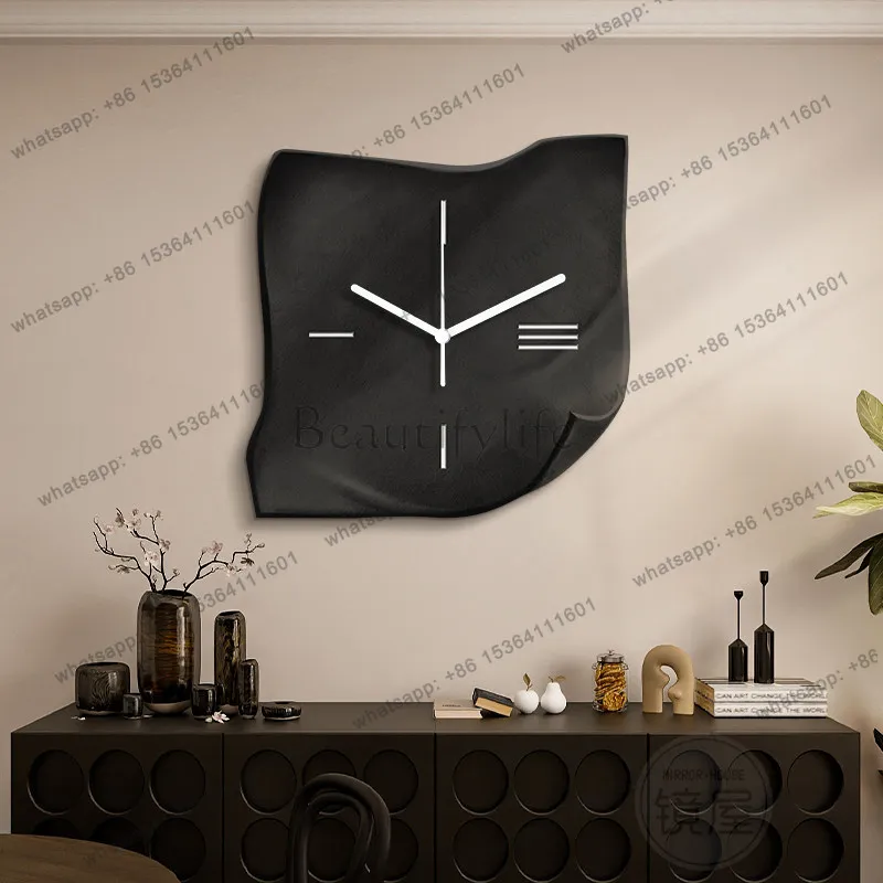 XX.Nordic Design Wall Clocks Fashion Simple Xenomorph Creative Silent Wall Watch Aesthetic Living Room Horloge Home Decoration