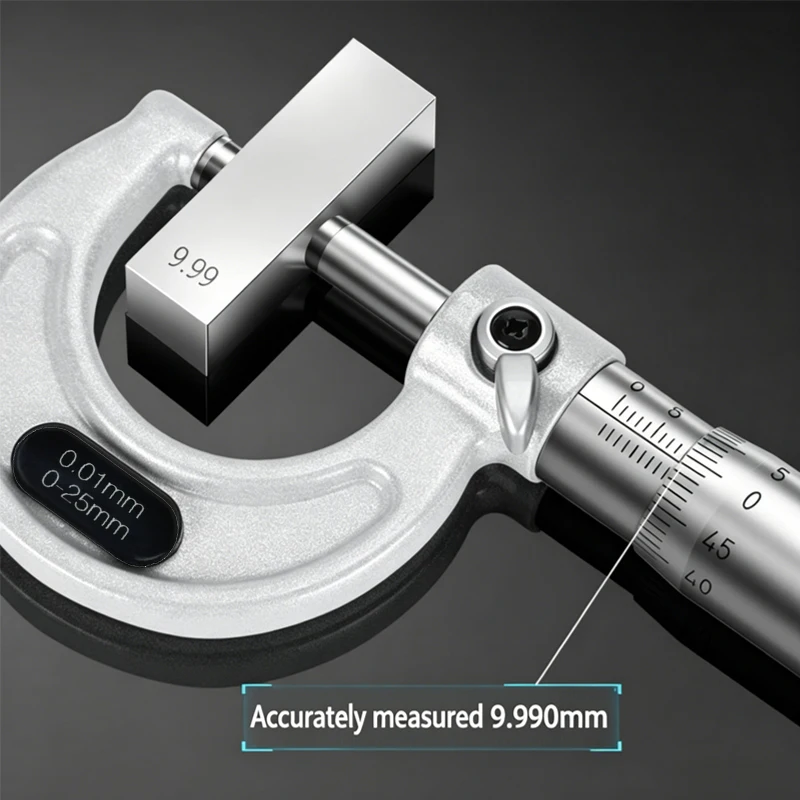 ETOPOO 0-25-50-75-100mm industrial Outside Micrometer  0-1/1-2/2-3/3-4 inch Accuracy 0.0001\