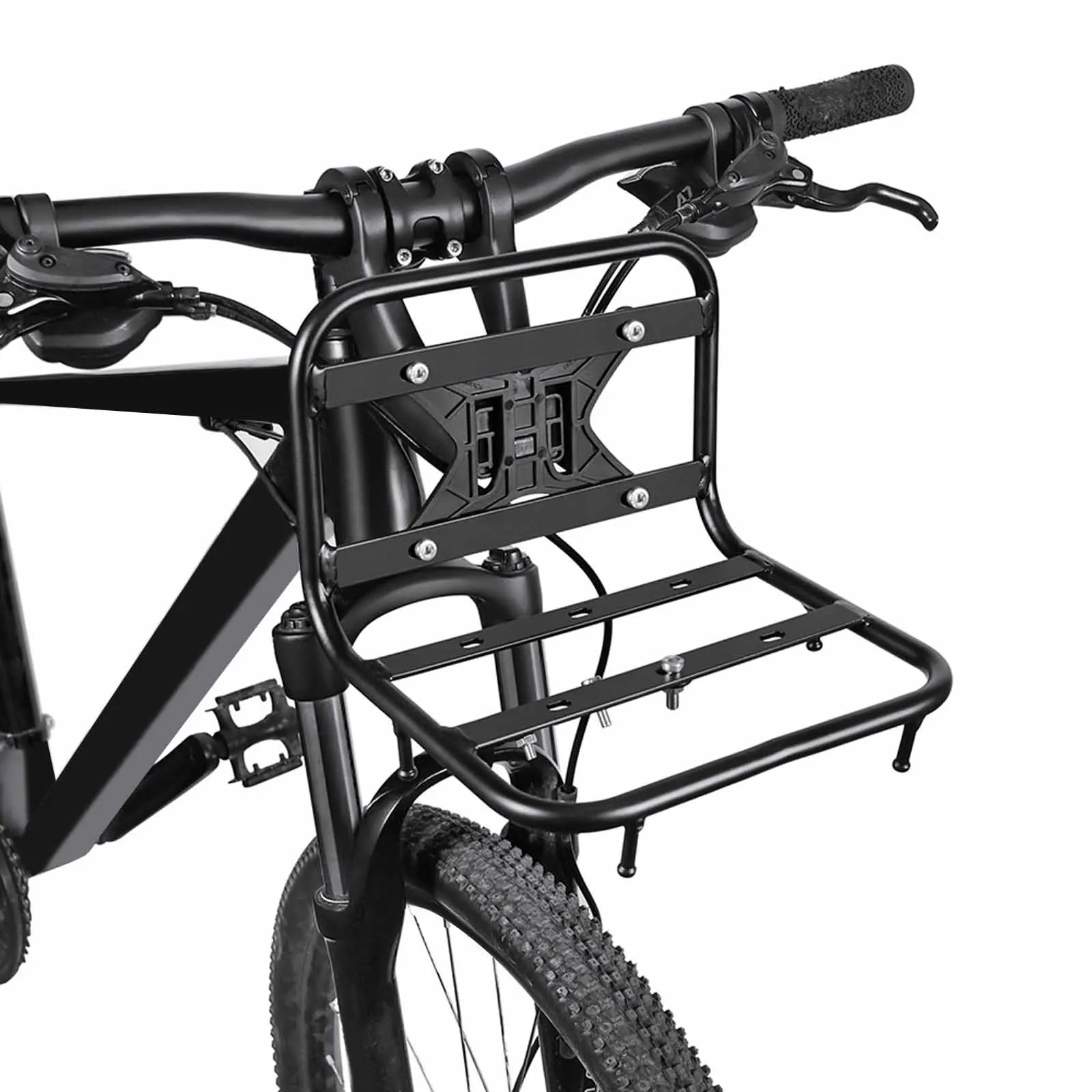 

Передний багажник для велосипеда, алюминиевый, для перевозки грузов, для поездок, шопинга, активного отдыха