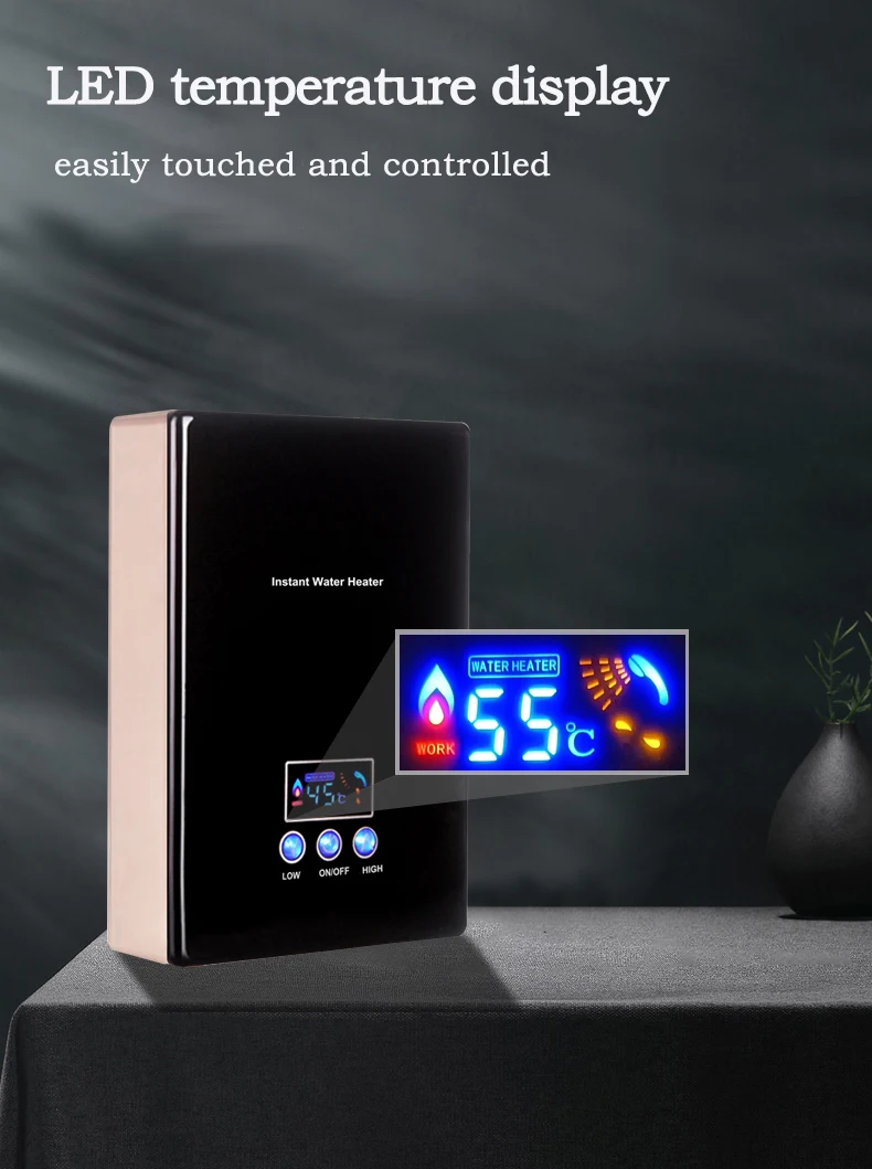 Electric Gizer Instant Gyser Instant Electric Mini Tankless Water Heater Hot Instantaneous Water Heater