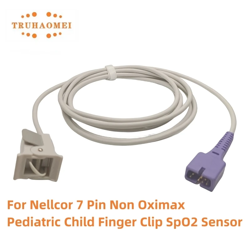 2.5M Long Wire 7 Pin DS-100A Spo2 sensor OXI-A/N For Nellcor Edan Biocare Comen Mindiray Goldway Non Oximax