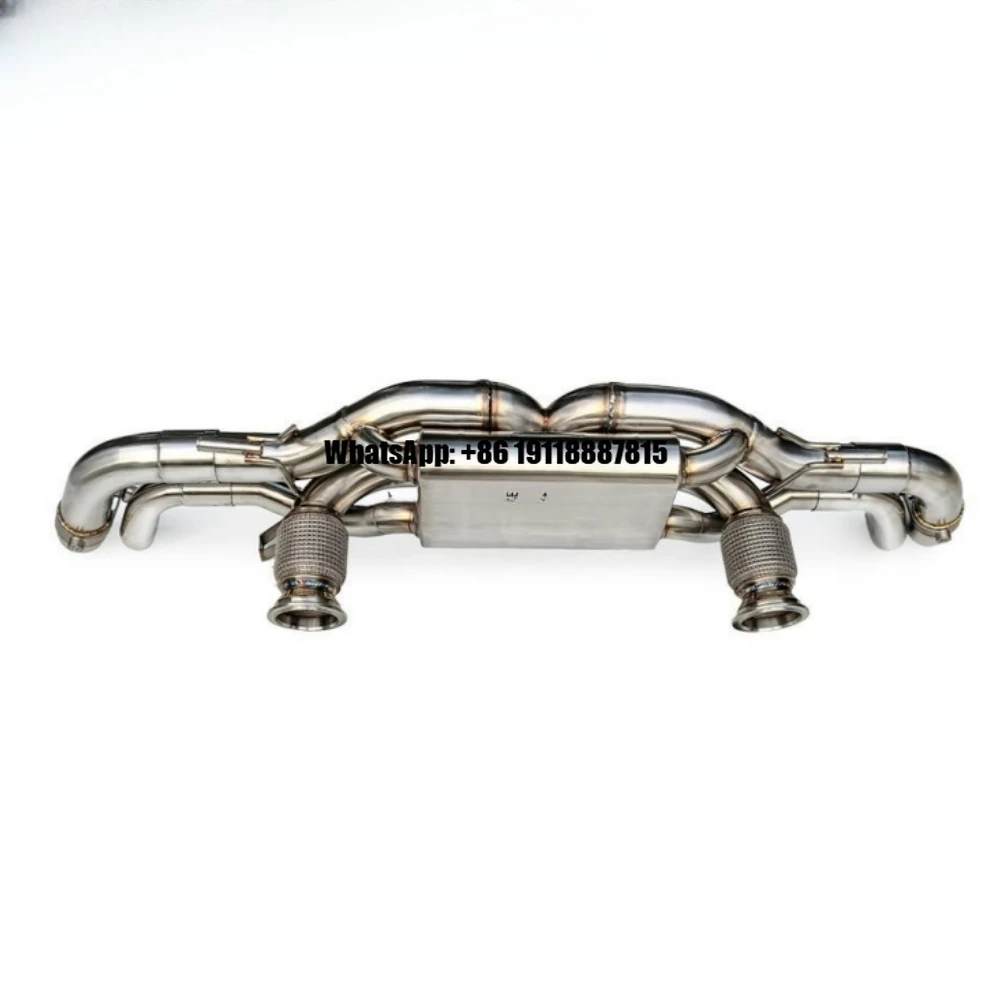 

Suitable for Lamborghini Hurac a n LP580 LP610 5.2 2009-2014 with Valve Sports Car Exhaust System Car Exhaust Pipe