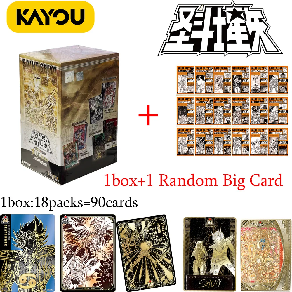 2026 KAYOU Oficial Saint Seiya Cards Comic Stars Booster Pack Caballeros del Zodíaco SE Edición Limitada Sala Suprema Edición Especial