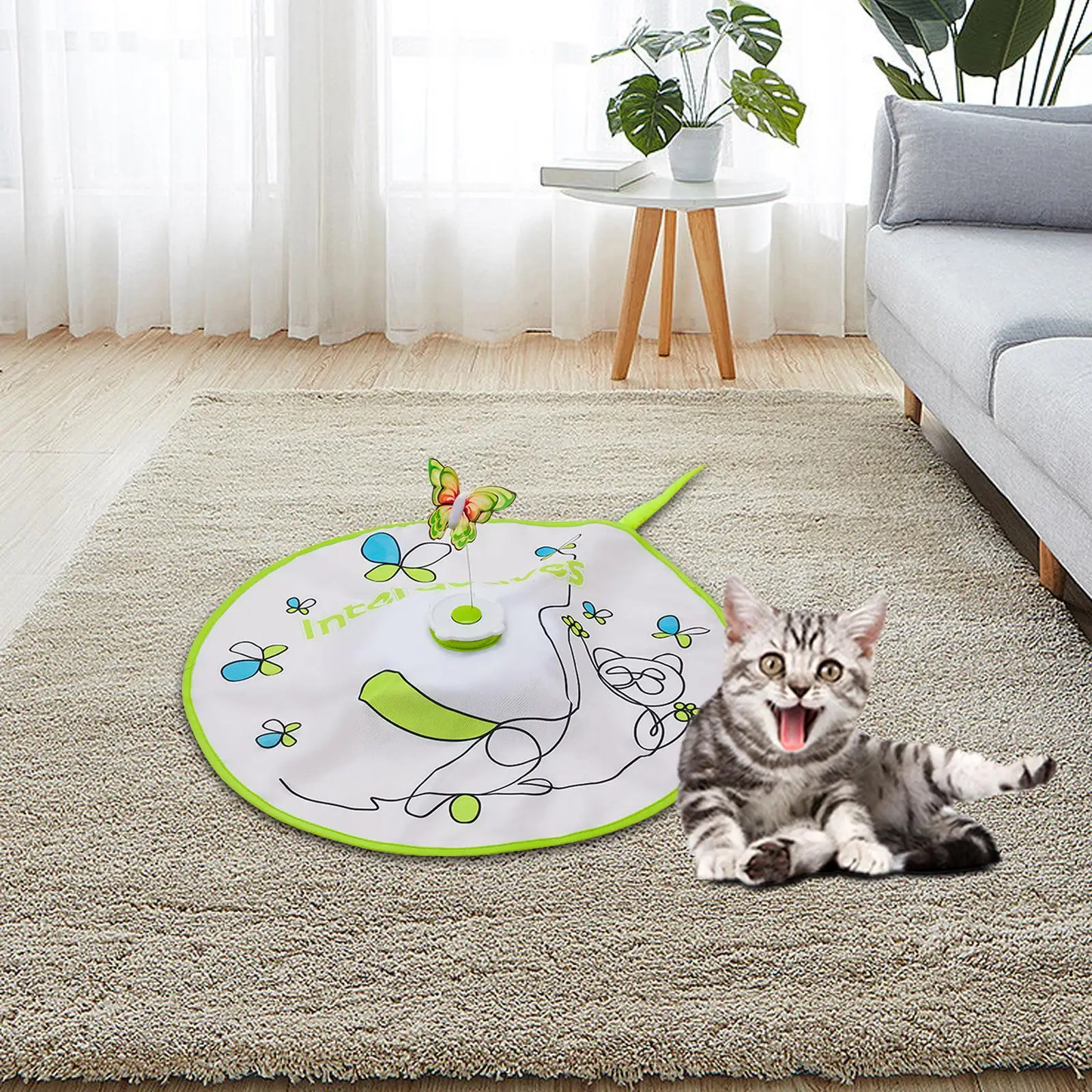 

Interactive Cat Toy Electronic Kitten Wand Toy for Playing Exercise Training