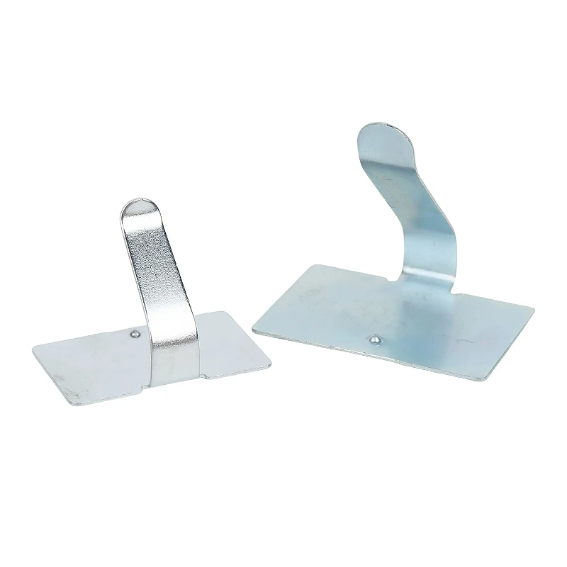NO.2019/NO.2020/NO.2021/NO.2029 Galvanized Carbon Steel With/Without Glue Adhesive Mount Metal Cable Clamp No-Drill Cable Holder