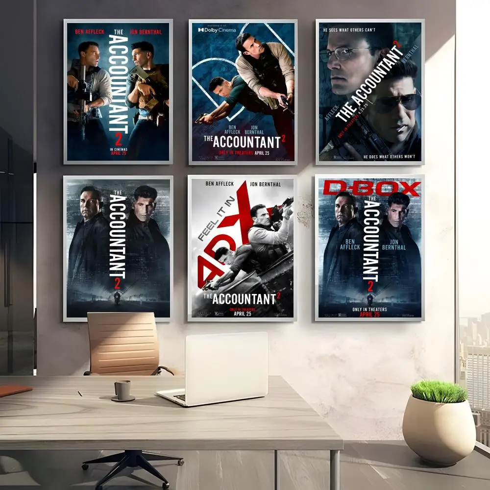ملصق قماشي للخط العربي من The Accountant 2: مجاني للتجاعيد ومقاوم للماء ومتين لجميع الفضاء لتزيين الحائط