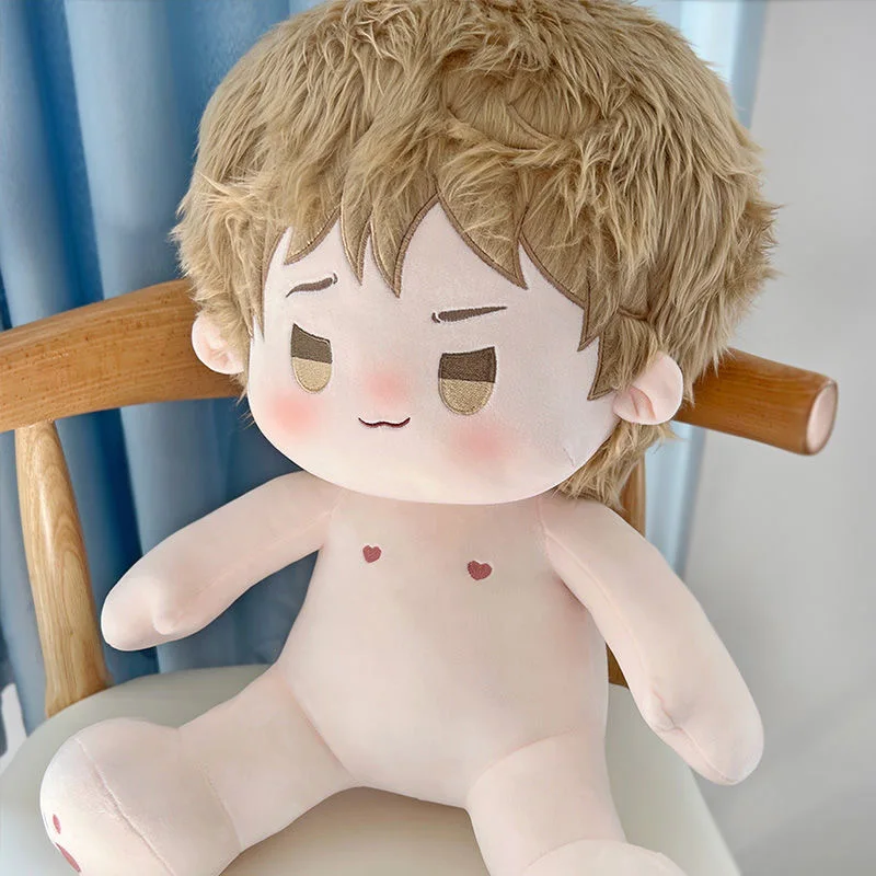 40CM Anime Role Kei Tsukishima Boy Soft Plush Doll Body Cartoon Dress Up Stuffed Toy Sitting Posture Pillow Adorable Gift