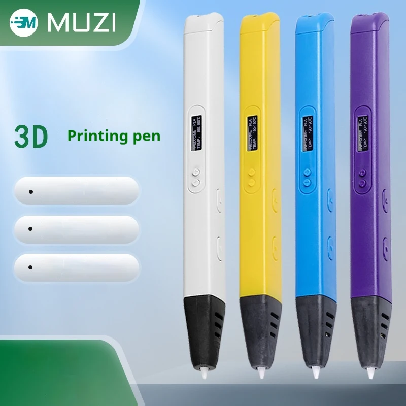 Professional High Temperature 3D Printing Pen for Kids, 3D Stereoscopic Modeling Pen